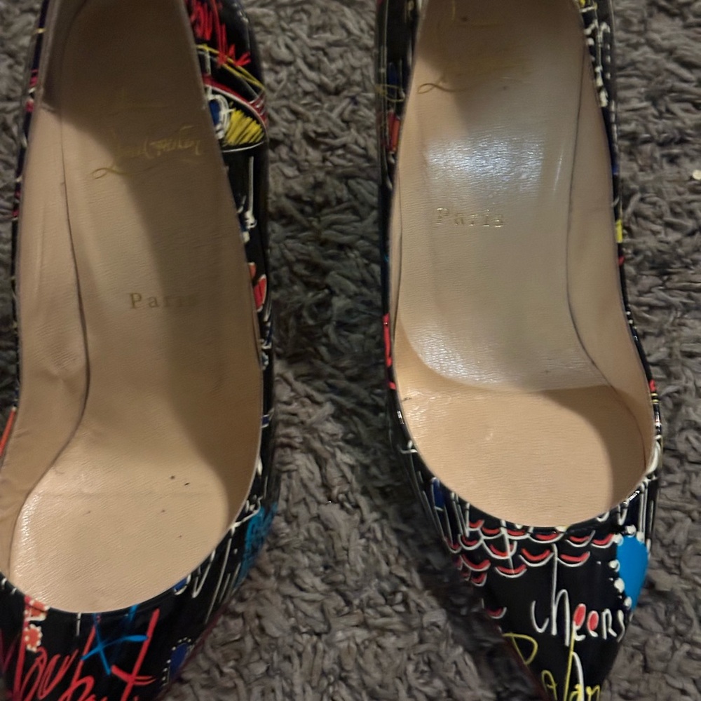 Christian Louboutin Pigalle Follies 100mm Graffiti - Picture 6 of 6